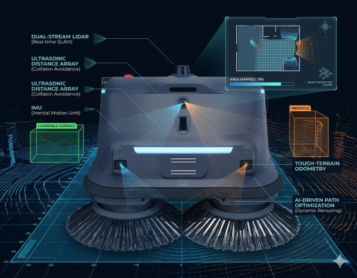 Como funciona um robô de limpeza industrial? Guia completo