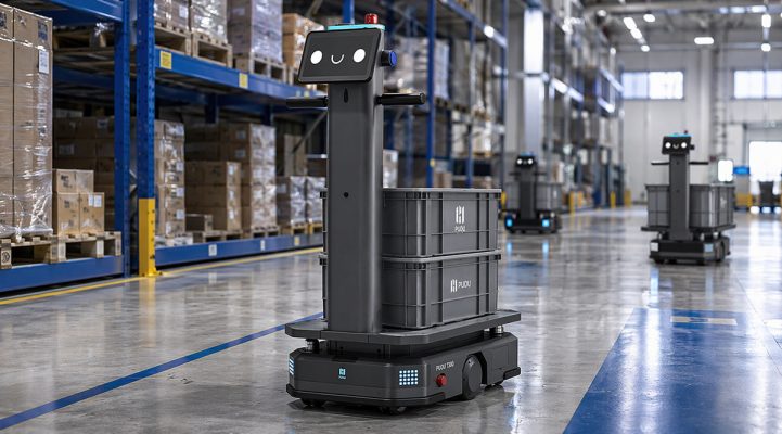 Pudu T300: Robô de Transporte Autônomo para Logística Moderna