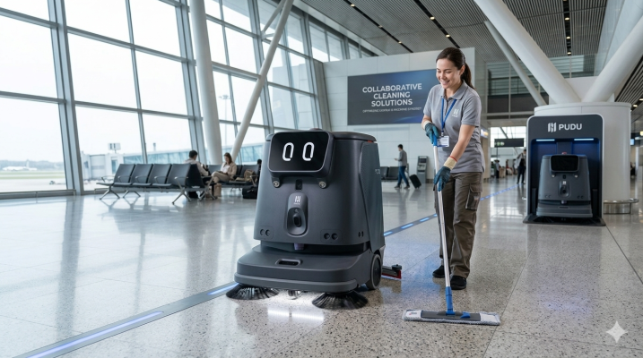 Robô de limpeza industrial substitui funcionários? Entenda a verdade